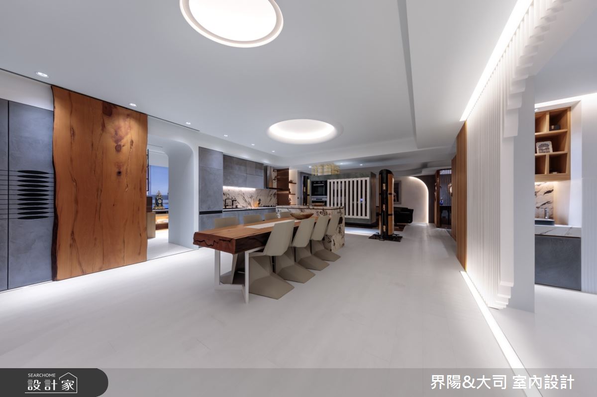 43坪新成屋(5年以下)＿現代風餐廳廚房中島案例圖片＿界陽&大司 室內設計＿界陽_52之8
