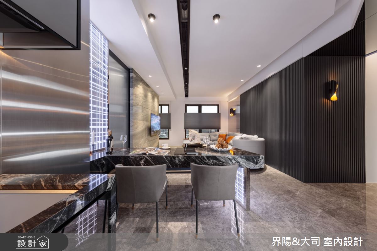 27坪新成屋(5年以下)＿現代風客廳餐廳案例圖片＿界陽&大司 室內設計＿界陽_53之4
