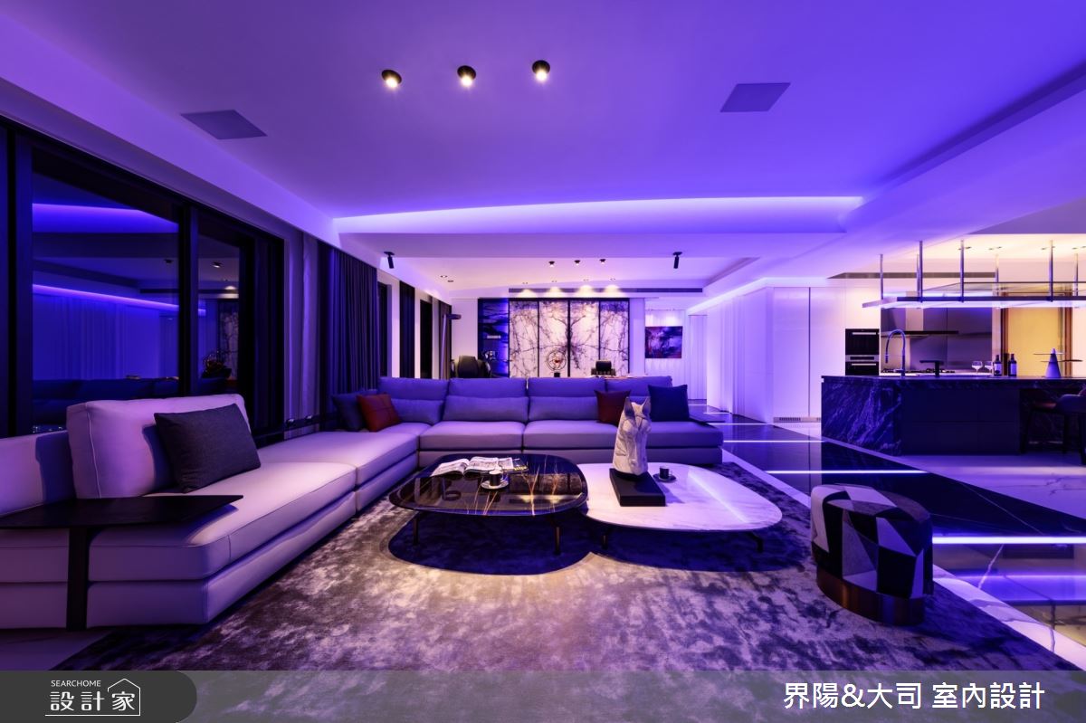 79坪中古屋(5~15年)＿現代風客廳書房中島案例圖片＿界陽&大司 室內設計＿界陽_55之6