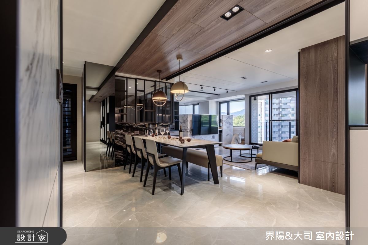 48坪新成屋(5年以下)＿現代風客廳餐廳案例圖片＿界陽&大司 室內設計＿界陽_59之2
