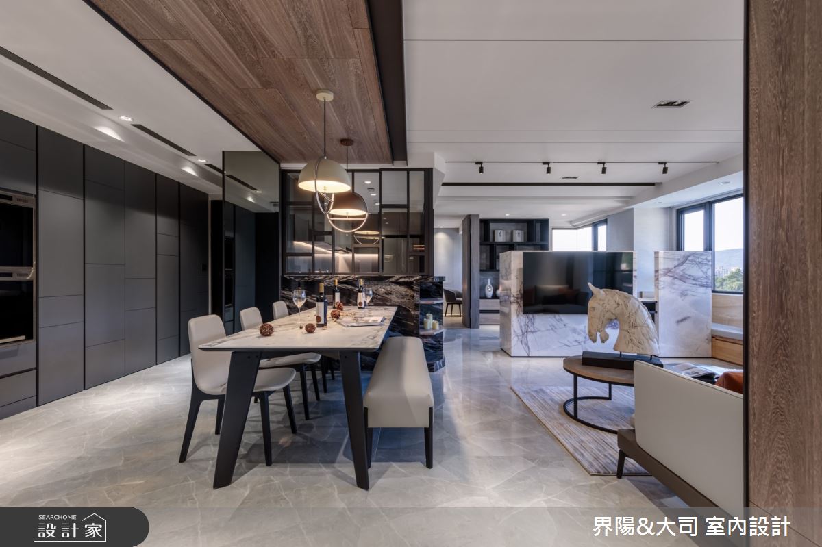 48坪新成屋(5年以下)＿現代風客廳餐廳案例圖片＿界陽&大司 室內設計＿界陽_59之5