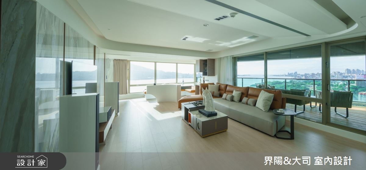 70坪中古屋(5~15年)＿現代風客廳餐廳陽台案例圖片＿界陽&大司 室內設計＿界陽_62之2