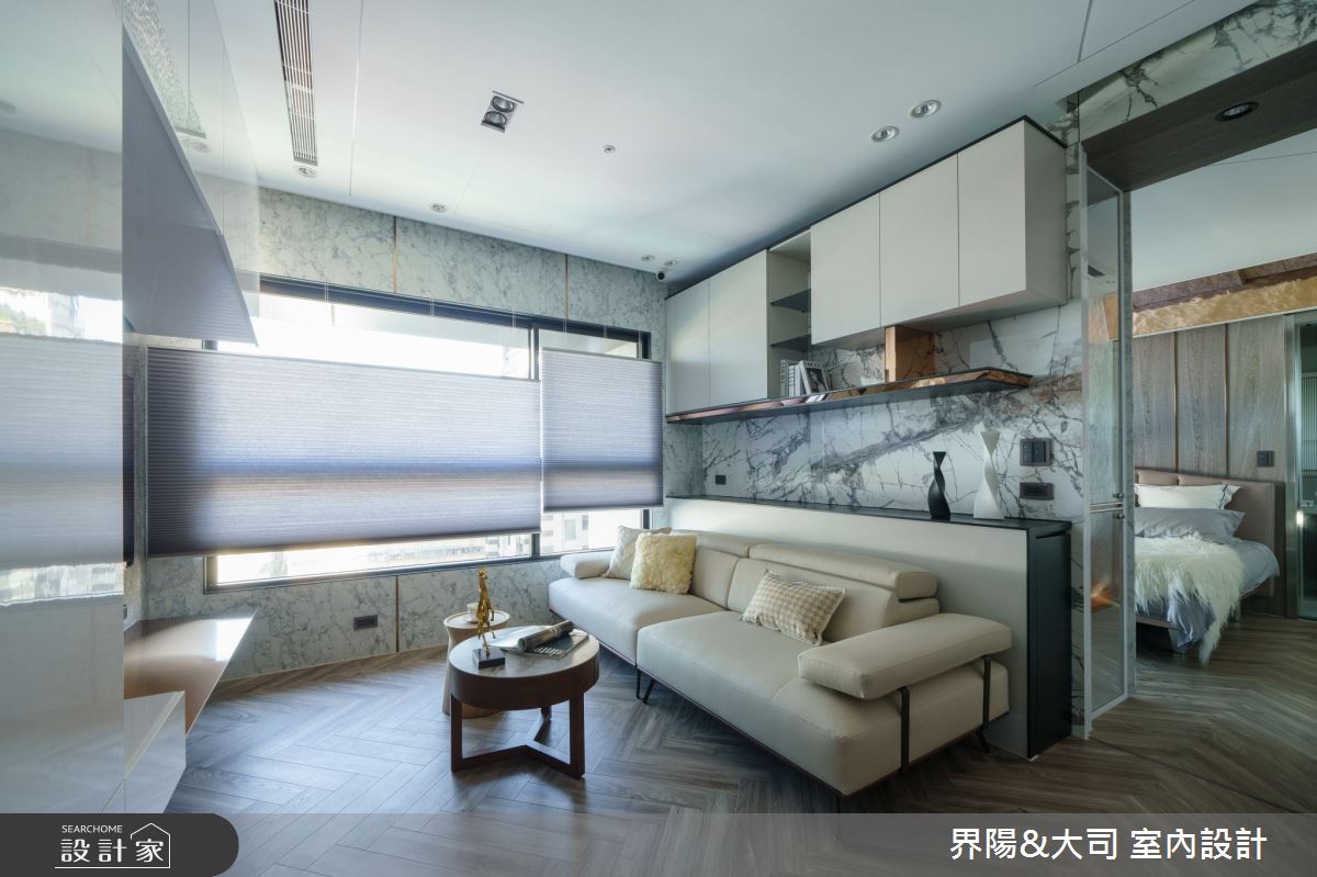 25坪新成屋(5年以下)＿現代風客廳臥室案例圖片＿界陽&大司 室內設計＿界陽_63之5