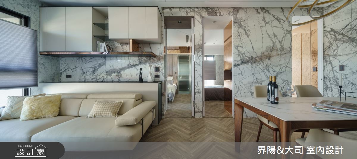 25坪新成屋(5年以下)＿現代風客廳餐廳臥室案例圖片＿界陽&大司 室內設計＿界陽_63之8