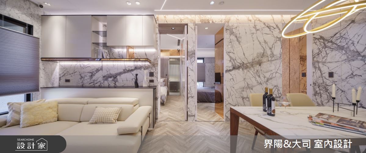 25坪新成屋(5年以下)＿現代風客廳餐廳臥室案例圖片＿界陽&大司 室內設計＿界陽_63之9