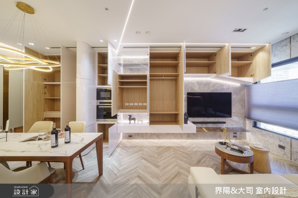25坪新成屋(5年以下)＿現代風客廳餐廳案例圖片＿界陽&大司 室內設計＿界陽_63之12