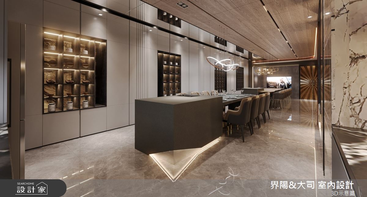 61坪新成屋(5年以下)＿現代風餐廳案例圖片＿界陽&大司 室內設計＿界陽_65之3
