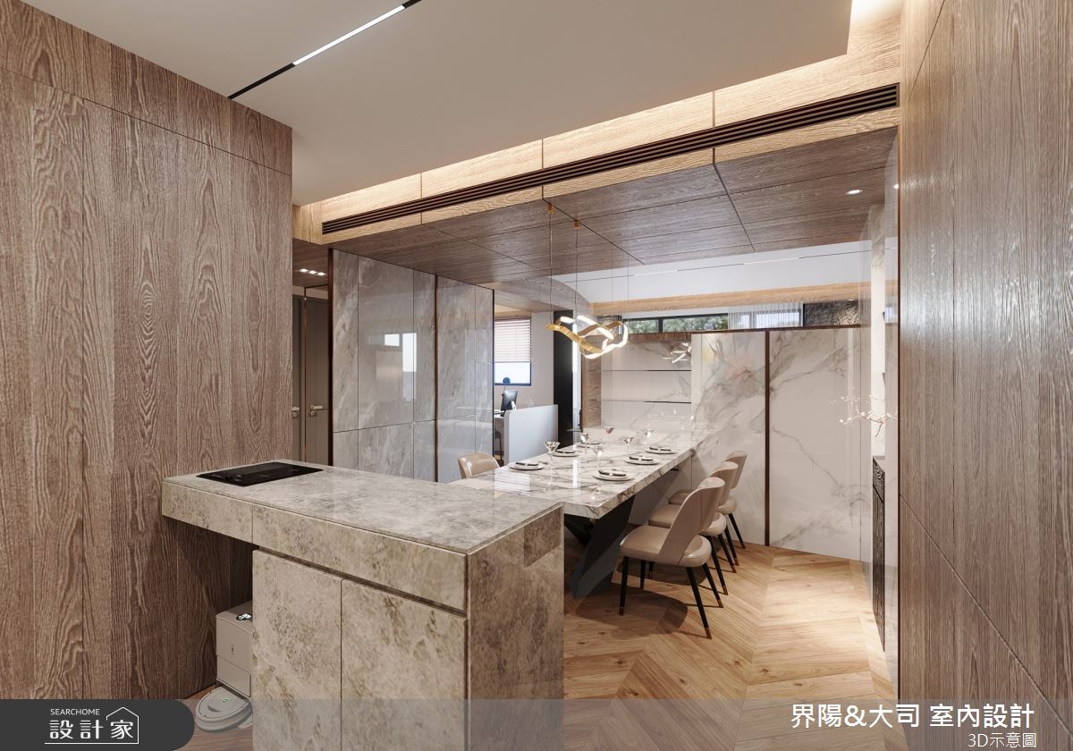 47坪新成屋(5年以下)＿現代風餐廳案例圖片＿界陽&大司 室內設計＿界陽_66之5