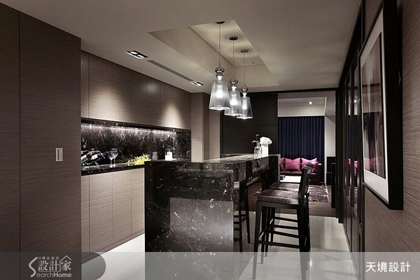 260坪新成屋(5年以下)＿奢華風吧檯案例圖片＿天境空間設計＿天境_10之18