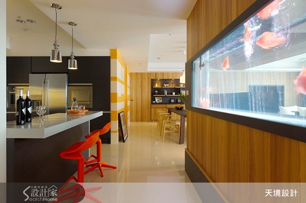 60坪新成屋(5年以下)＿現代風吧檯案例圖片＿天境空間設計＿天境_11之5