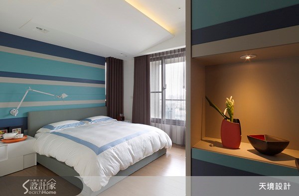 60坪新成屋(5年以下)＿現代風臥室案例圖片＿天境空間設計＿天境_11之26