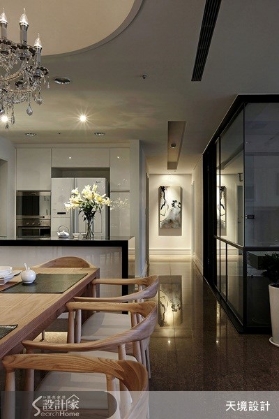 74坪新成屋(5年以下)＿新古典餐廳案例圖片＿天境空間設計＿天境_12之13
