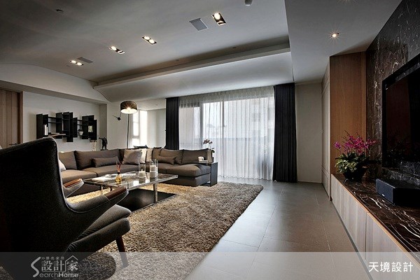 53坪新成屋(5年以下)＿現代風客廳案例圖片＿天境空間設計＿天境_13之5