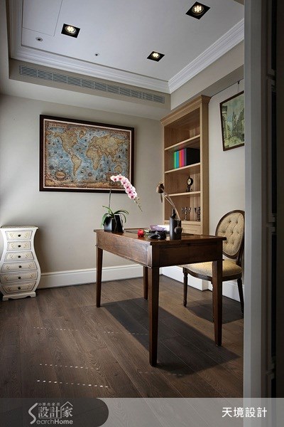 58坪新成屋(5年以下)＿英式古典書房案例圖片＿天境空間設計＿天境_14之28