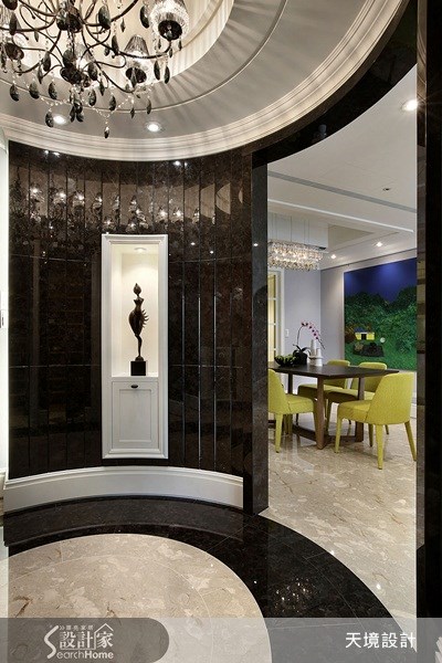 58坪新成屋(5年以下)＿英式古典玄關案例圖片＿天境空間設計＿天境_14之5