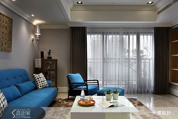 58坪新成屋(5年以下)＿英式古典客廳案例圖片＿天境空間設計＿天境_14之6