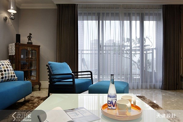 58坪新成屋(5年以下)＿英式古典客廳案例圖片＿天境空間設計＿天境_14之7