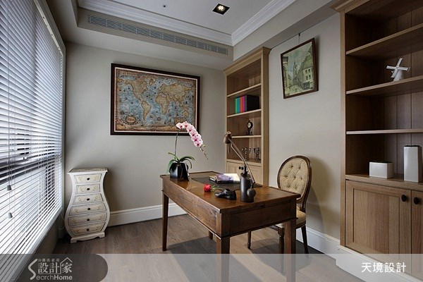58坪新成屋(5年以下)＿英式古典書房案例圖片＿天境空間設計＿天境_14之29