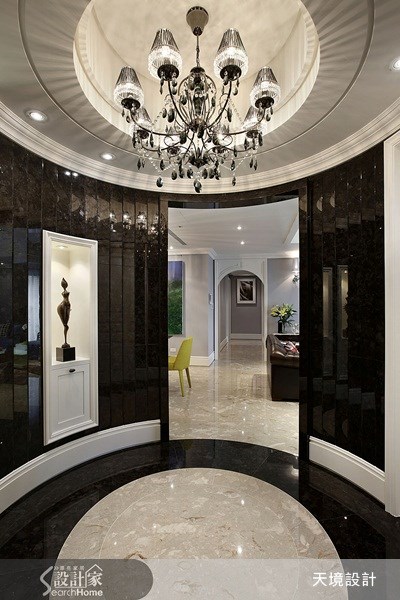 58坪新成屋(5年以下)＿英式古典玄關案例圖片＿天境空間設計＿天境_14之4