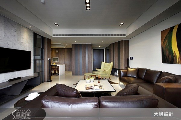 50坪新成屋(5年以下)＿北歐風客廳案例圖片＿天境空間設計＿天境_15之18