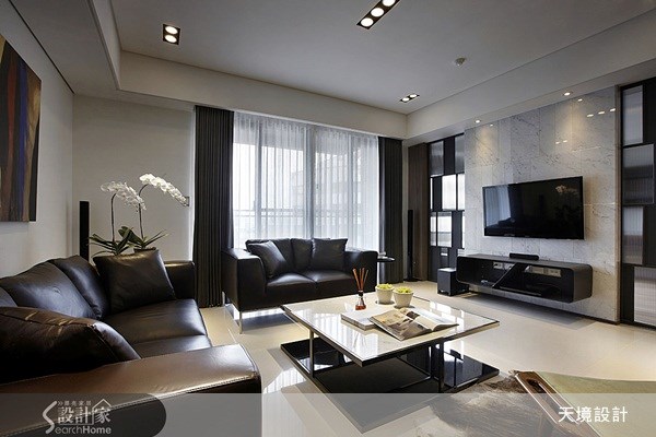 50坪新成屋(5年以下)＿北歐風客廳案例圖片＿天境空間設計＿天境_15之22