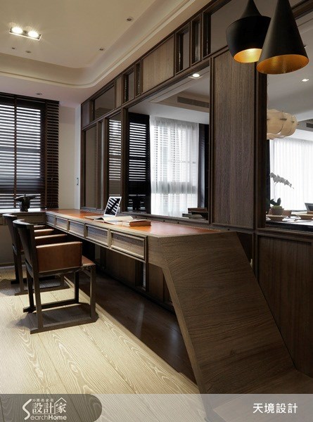 60坪新成屋(5年以下)＿新古典書房案例圖片＿天境空間設計＿天境_16之12