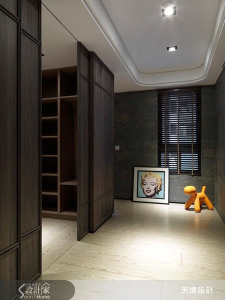 60坪新成屋(5年以下)＿新古典玄關案例圖片＿天境空間設計＿天境_16之1