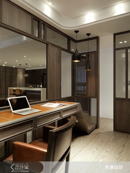 60坪新成屋(5年以下)＿新古典書房案例圖片＿天境空間設計＿天境_16之14