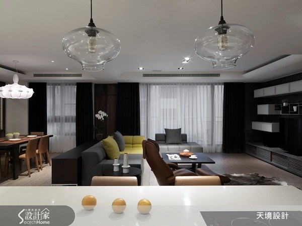 60坪新成屋(5年以下)＿新古典客廳案例圖片＿天境空間設計＿天境_16之7