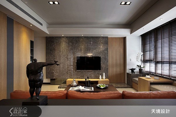 46坪新成屋(5年以下)＿休閒風客廳案例圖片＿天境空間設計＿天境_17之15