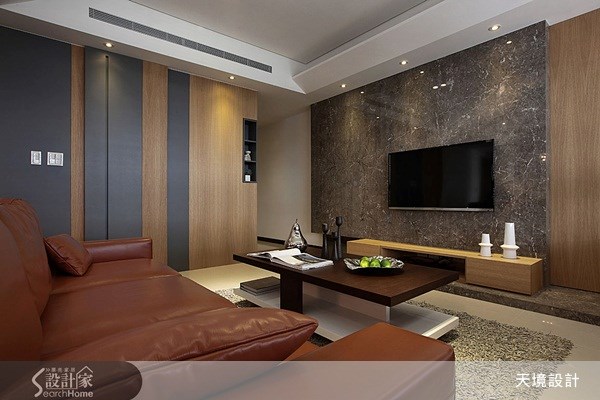 46坪新成屋(5年以下)＿休閒風客廳案例圖片＿天境空間設計＿天境_17之18