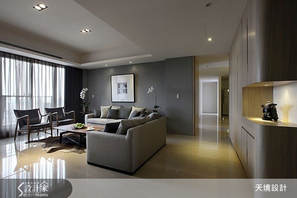 50坪新成屋(5年以下)＿簡約風客廳案例圖片＿天境空間設計＿天境_18之2
