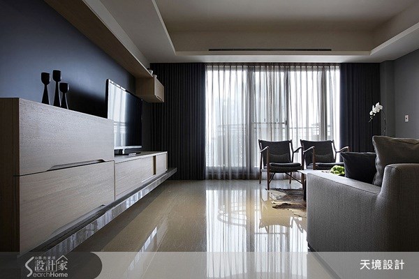 50坪新成屋(5年以下)＿簡約風客廳案例圖片＿天境空間設計＿天境_18之5