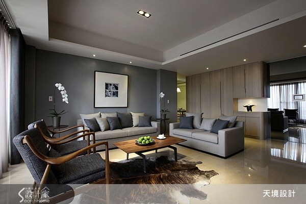 50坪新成屋(5年以下)＿簡約風客廳案例圖片＿天境空間設計＿天境_18之15