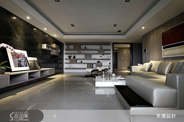 100坪新成屋(5年以下)＿現代風客廳案例圖片＿天境空間設計＿天境_19之7