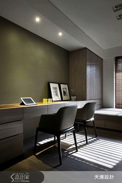 100坪新成屋(5年以下)＿現代風書房案例圖片＿天境空間設計＿天境_19之18