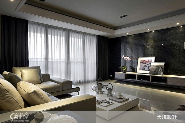 100坪新成屋(5年以下)＿現代風客廳案例圖片＿天境空間設計＿天境_19之8
