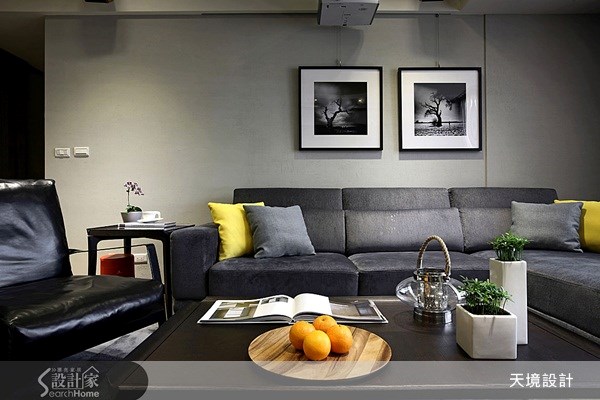 30坪預售屋＿混搭風客廳案例圖片＿天境空間設計＿天境_20之5