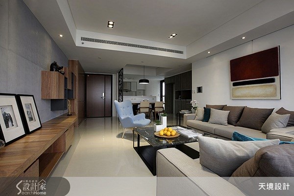 45坪新成屋(5年以下)＿現代風客廳案例圖片＿天境空間設計＿天境_24之5