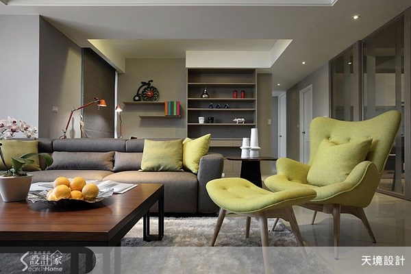 35坪新成屋(5年以下)＿現代風客廳案例圖片＿天境空間設計＿天境_25之8