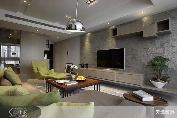 35坪新成屋(5年以下)＿現代風客廳案例圖片＿天境空間設計＿天境_25之7