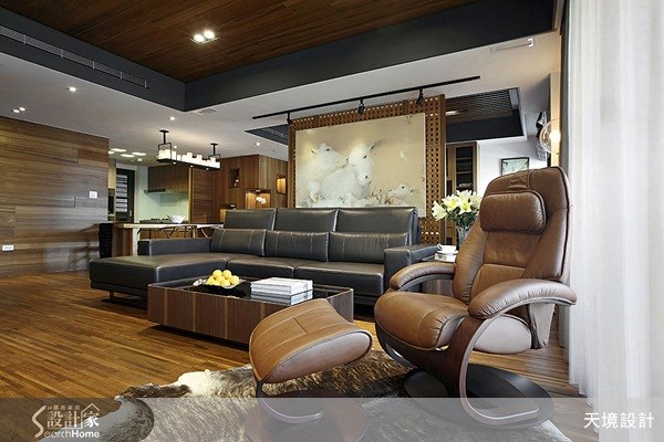 52坪新成屋(5年以下)＿人文禪風客廳案例圖片＿天境空間設計＿天境_26之8