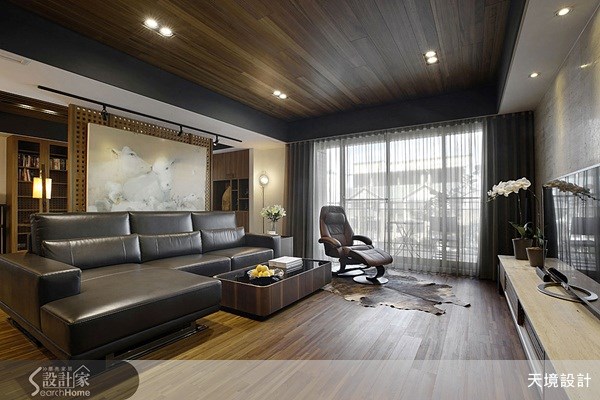 52坪新成屋(5年以下)＿人文禪風客廳案例圖片＿天境空間設計＿天境_26之2
