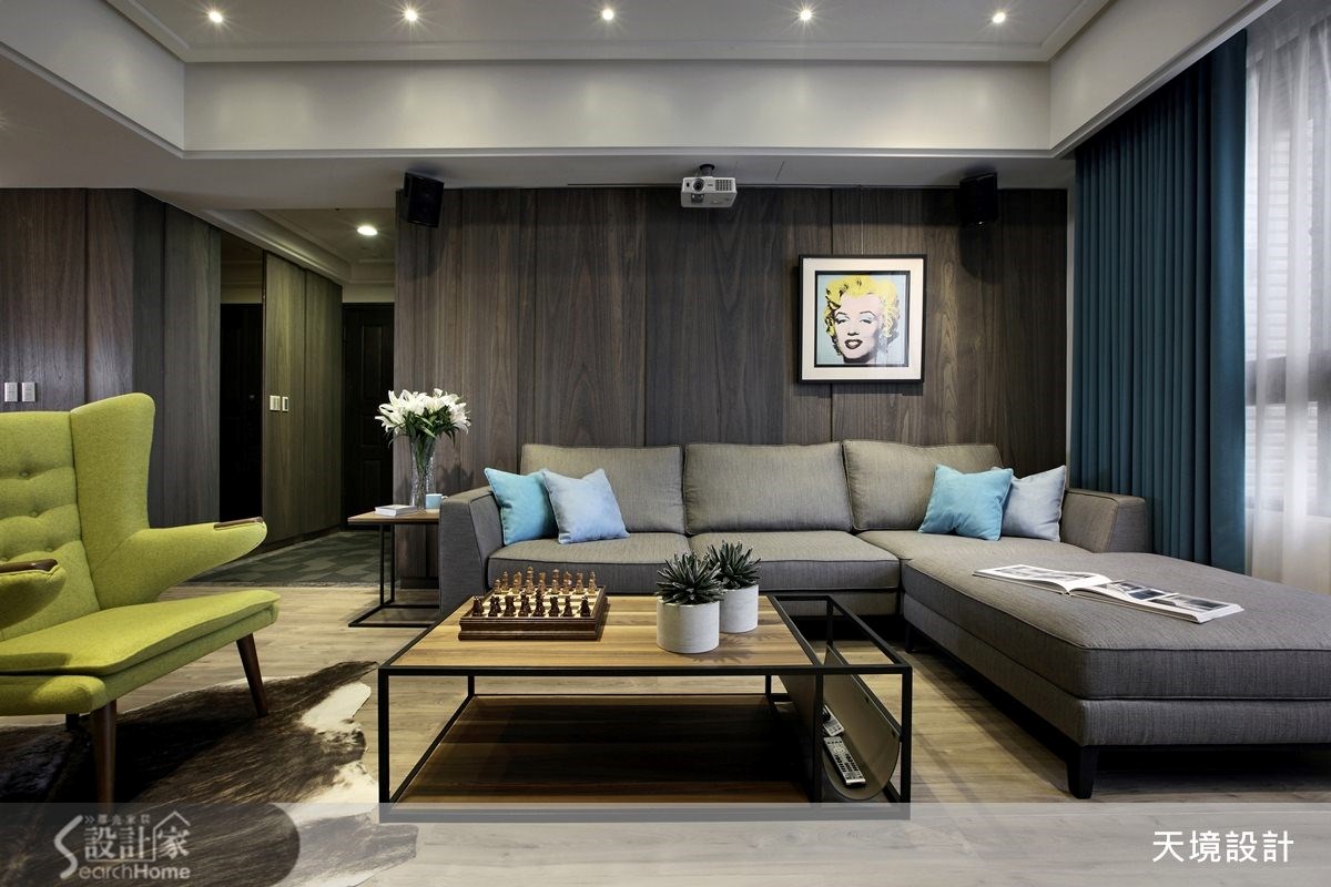 41坪新成屋(5年以下)＿現代風客廳案例圖片＿天境空間設計＿天境_28之5