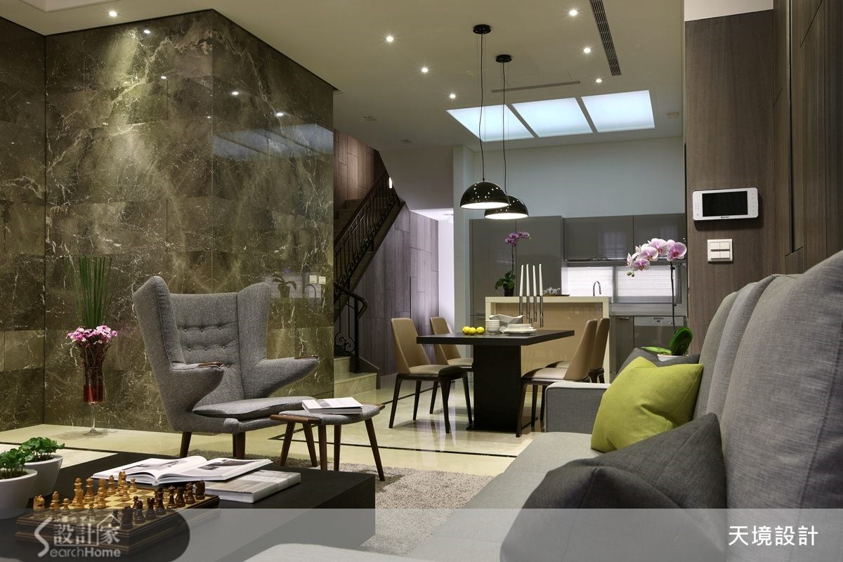 98坪新成屋(5年以下)＿奢華風客廳案例圖片＿天境空間設計＿天境_29之9