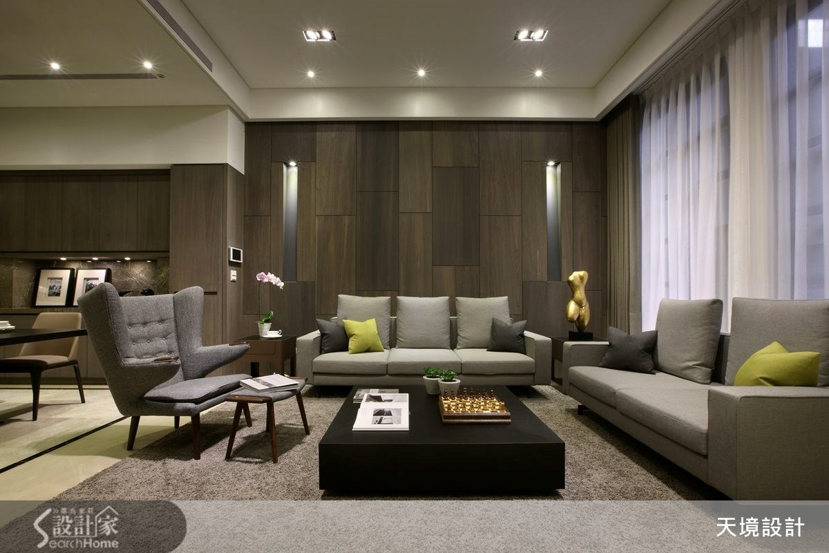 98坪新成屋(5年以下)＿奢華風客廳案例圖片＿天境空間設計＿天境_29之4