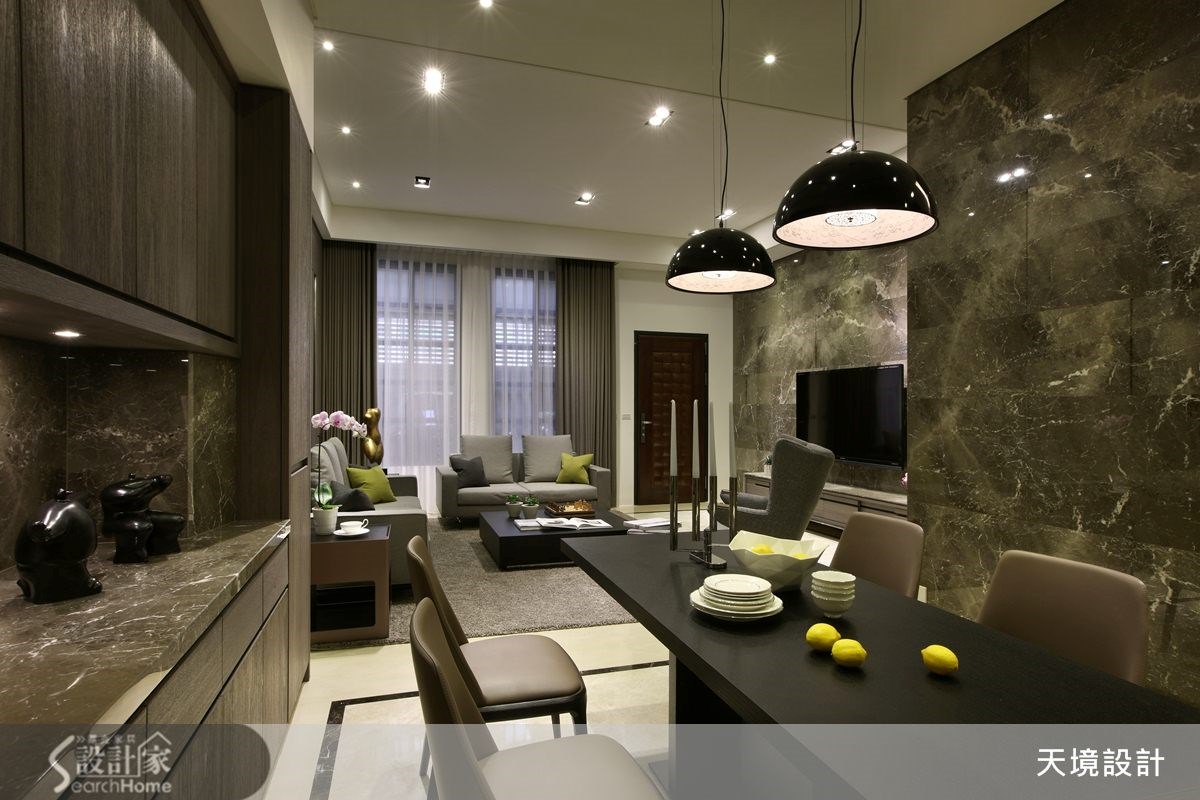 98坪新成屋(5年以下)＿奢華風餐廳案例圖片＿天境空間設計＿天境_29之12