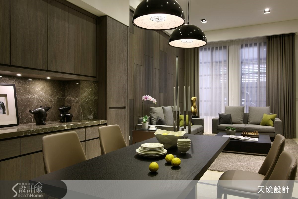 98坪新成屋(5年以下)＿奢華風餐廳案例圖片＿天境空間設計＿天境_29之14