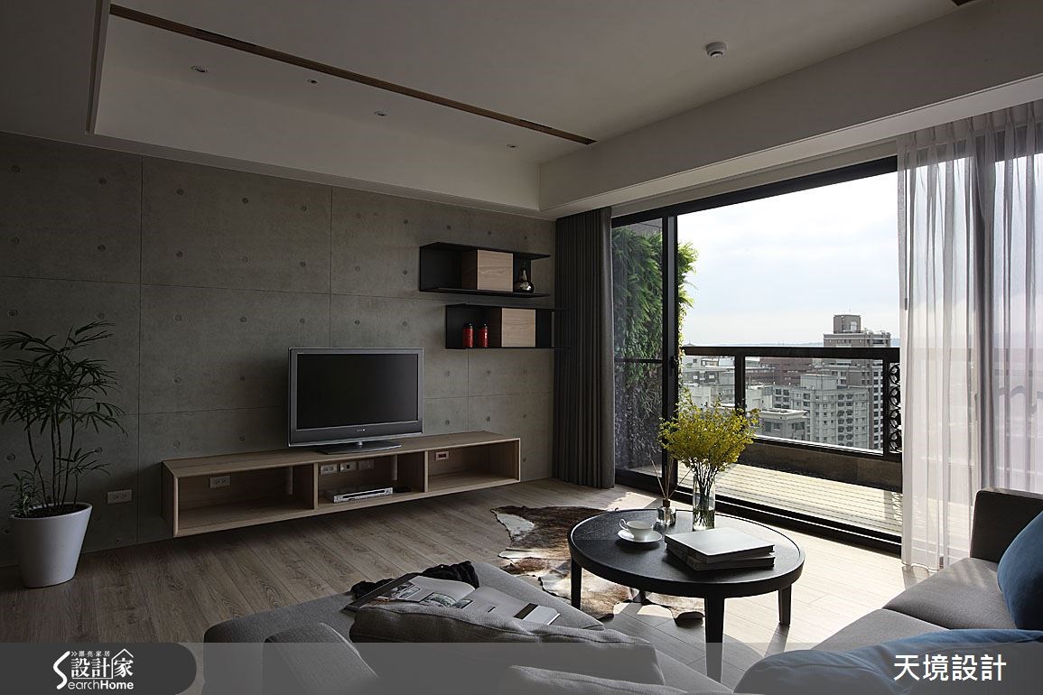 55坪新成屋(5年以下)＿簡約風客廳案例圖片＿天境空間設計＿天境_30之3