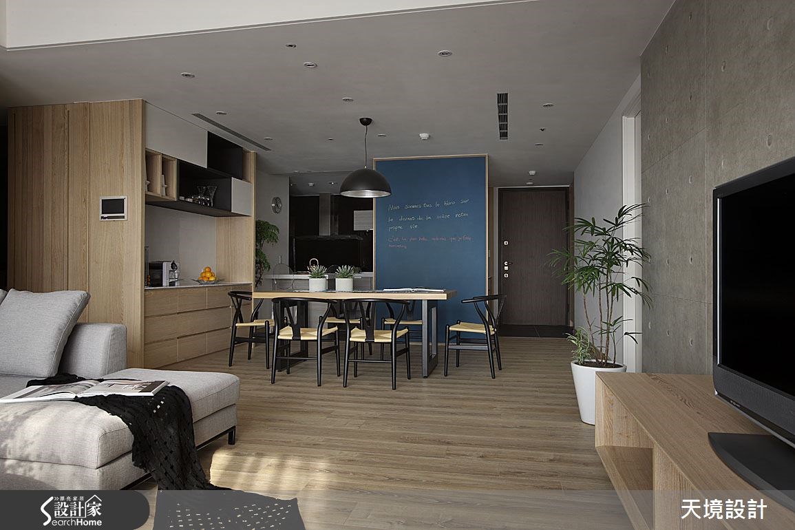 55坪新成屋(5年以下)＿簡約風客廳案例圖片＿天境空間設計＿天境_30之10